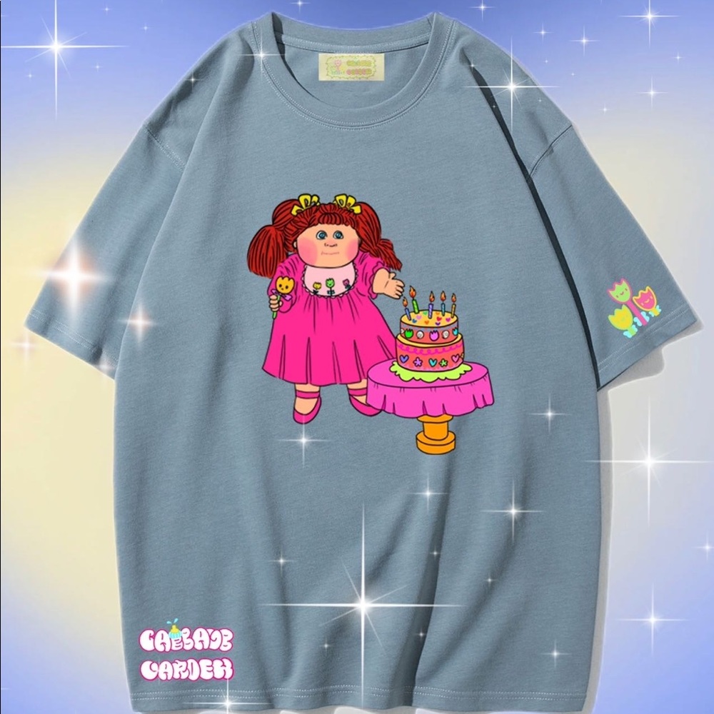 💖Cabbage Patch Kids Tee Original hand-painted cabbage patch dolls  cute T-Shirt
